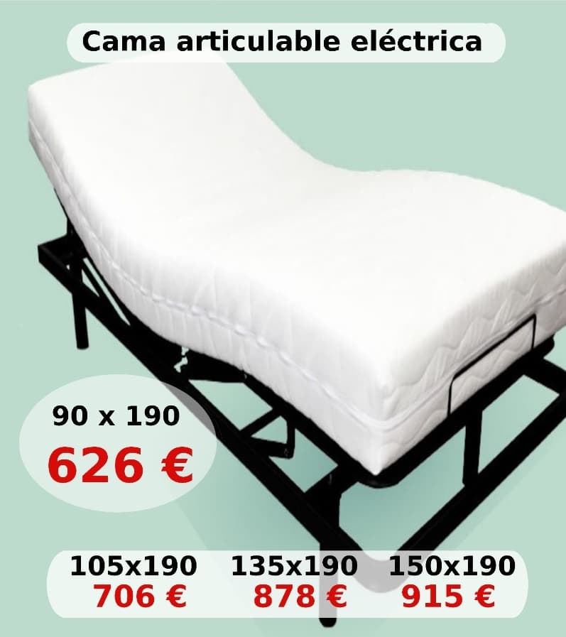 Colchon 105 x 190 para cama articulada